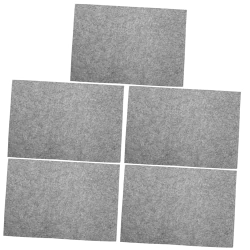Uonlytech 5 Stück Kalligraphie-Filzpad Anfänger Zeichnung Schreibfilz Filz zum Basteln Kalligrafie-Filzmatte arbeiten Filzmatten für Kalligrafie Malfilz Malmatten aus Papier gefühlt Hellgrau Uonlytech 5 Stück Kalligraphie-Filzpad Anfänger Zeichnung Schreibfilz Filz zum Basteln Kalligrafie-Filzmatte arbeiten Filzmatten für Kalligrafie Malfilz Malmatten aus Papier gefühlt Hellgrau von Uonlytech