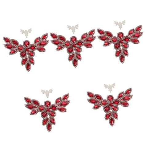 Uonlytech 5 Stück Schuhblume aus Strass Flecken Applikationen Patch Klebstoff Flicken aufnähen Kleidungsflicken Flicken für Jacken Flicken für Bekleidung Kleiderflicken Heißschmelzkleber rot Uonlytech 5 Stück Schuhblume aus Strass Flecken Applikationen Patch Klebstoff Flicken aufnähen Kleidungsflicken Flicken für Jacken Flicken für Bekleidung Kleiderflicken Heißschmelzkleber rot von Uonlytech