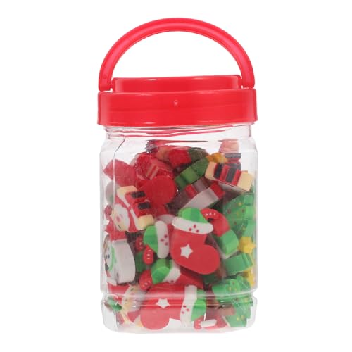 Uonlytech 50 Stück Eraser im Weihnachtsstil Dekoration Weihnachten radiergummi Schneeradierer Uonlytech 50 Stück Eraser im Weihnachtsstil Dekoration Weihnachten radiergummi Schneeradierer von Uonlytech