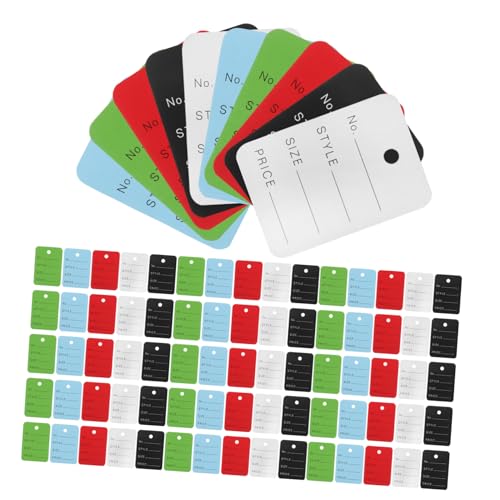 Uonlytech 500 Stück Preisschilder Farben Kleine Beschreibbare Papieranhänger für Kleidung Schmuck Taschen Vielseitige Markierungslabels mit Glatter Schreibfläche für Einzelhandel und Uonlytech 500 Stück Preisschilder Farben Kleine Beschreibbare Papieranhänger für Kleidung Schmuck Taschen Vielseitige Markierungslabels mit Glatter Schreibfläche für Einzelhandel und von Uonlytech