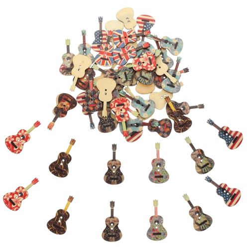 Uonlytech 50Stücke Holzknöpfe für DIY Basteln Vintage Nähknöpfe Zufälligen Farben für Kleidung Dekoration und Halloween Themen Robuste und Wiederverwendbare Uonlytech 50Stücke Holzknöpfe für DIY Basteln Vintage Nähknöpfe Zufälligen Farben für Kleidung Dekoration und Halloween Themen Robuste und Wiederverwendbare von Uonlytech
