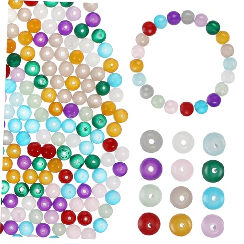 Uonlytech 600 Stück Perlendiy Schmuck Abstandsperlen Herstellung Spacer Rocailles Runden Perlen Masse Farbige Perlen Bastelperlen Mit Löchern Perlen Für Armbänder Armbandperlen Glas Uonlytech 600 Stück Perlendiy Schmuck Abstandsperlen Herstellung Spacer Rocailles Runden Perlen Masse Farbige Perlen Bastelperlen Mit Löchern Perlen Für Armbänder Armbandperlen Glas von Uonlytech