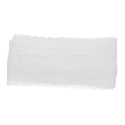 Uonlytech Baumwollspitze Ösenspitze Nähbesatz, Verzierung, Spitzenband Spitzenbesatz Mit Blumenstickerei Bestickte Nähspitze Spitzenrüschenbesatz Zum Nähen Weiß Stoff Uonlytech Baumwollspitze Ösenspitze Nähbesatz, Verzierung, Spitzenband Spitzenbesatz Mit Blumenstickerei Bestickte Nähspitze Spitzenrüschenbesatz Zum Nähen Weiß Stoff von Uonlytech