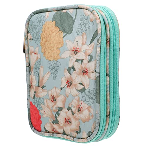 Uonlytech Häkelnadeltasche mit Reißverschluss Organizer für Strickzubehör Grün Aufbewahrung für Häkelnadeln Nähnadeln und Zubehör für Kreative Projekte Uonlytech Häkelnadeltasche mit Reißverschluss Organizer für Strickzubehör Grün Aufbewahrung für Häkelnadeln Nähnadeln und Zubehör für Kreative Projekte von Uonlytech