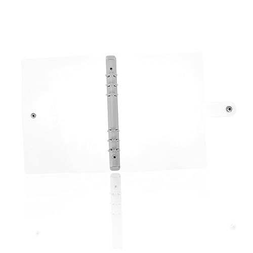 Uonlytech Ordnerhülle Mini Binder mit Buchring Ringen Transparent Blattdesign für Notizen und Kreative Projekte Hochwertige Oberfläche Uonlytech Ordnerhülle Mini Binder mit Buchring Ringen Transparent Blattdesign für Notizen und Kreative Projekte Hochwertige Oberfläche von Uonlytech