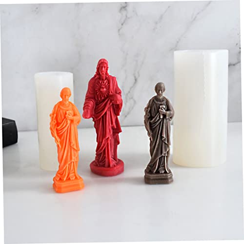 Uonlytech Silikon Kerzenform Jesus Statue DIY Form Hitzebeständig für Wachs Gips Epoxidharz Kerzenherstellung Langlebig Wiederverwendbar Kreative Dekoration Uonlytech Silikon Kerzenform Jesus Statue DIY Form Hitzebeständig für Wachs Gips Epoxidharz Kerzenherstellung Langlebig Wiederverwendbar Kreative Dekoration von Uonlytech