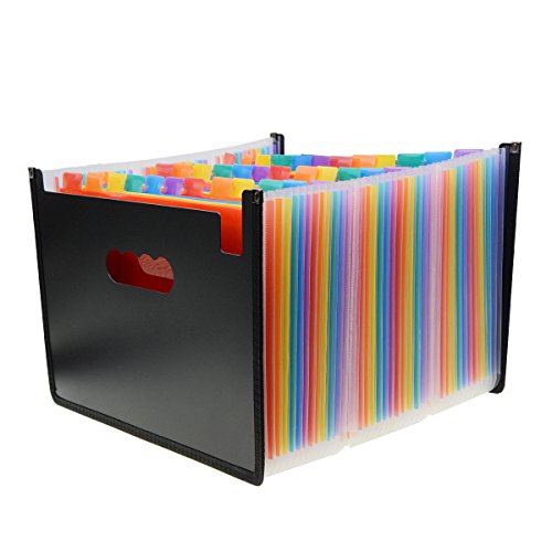 File Organizer, Uotyle File Folders Expanding File Folder A4 Folder Organiser File Boxes with 36 Pockets von Uotyle