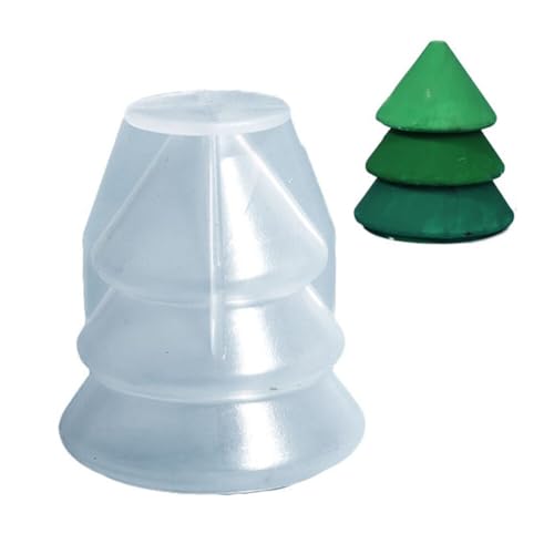 Uposao 3D Silikonform Weihnachten Kerzenform DIY Schneemann Weihnachtsbaum Silikon Gießform Kerzengießform für die Herstellung von Kerzen Aromasteinen Schokolade Christmas Party Mold Zubehör von Uposao