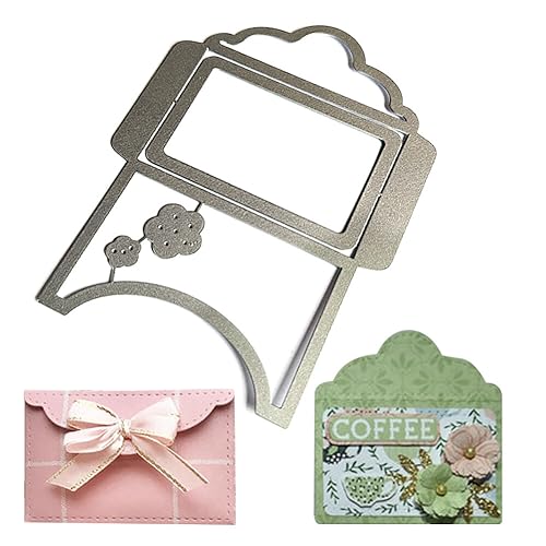 Uposao Stanzformen für Kartenherstellung Mini Umschlag U-Horizon Metall Stanzformen Flasche Stanzformen für Scrapbooking, Prägeschablonen für DIY Scrapbook Album Dekorativ von Uposao