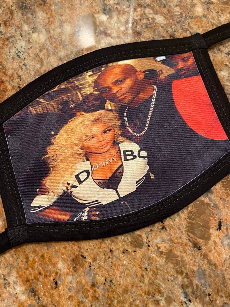 Dmx Lil Kim Ruff Ryders Junior Mafia Gesichtsmaske Wiederverwendbar Waschbar Doppelschichten von UptownCustomMask