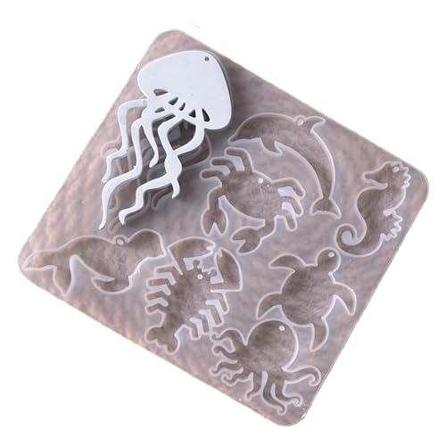 Epoxidharz-Formen, Meerestier-Ohrringe, Silikonformen, Harz, Anhänger, Schmuck, Schlüsselanhänger, Werkzeug, Epoxid-Silikon Epoxidharz-Formen, Meerestier-Ohrringe, Silikonformen, Harz, Anhänger, Schmuck, Schlüsselanhänger, Werkzeug, Epoxid-Silikon von Uqezagpa