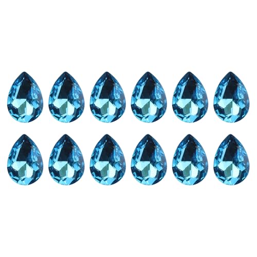 Uqezagpa 12 Stück tropfenförmige Strasssteine, Pointback-Steine, Glas-Strasssteine für Handwerk, Schuhe, Kleid, Kleidung, Gürtel, Nähen Uqezagpa 12 Stück tropfenförmige Strasssteine, Pointback-Steine, Glas-Strasssteine für Handwerk, Schuhe, Kleid, Kleidung, Gürtel, Nähen von Uqezagpa
