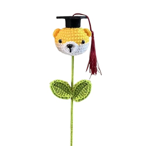 Uqezagpa Dekohut für Abschlussfeier, Jungen/Mädchen/Hund, Strauß, künstliche Blume, akademische Leistung, Studenten von Uqezagpa