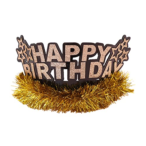 Uqezagpa Happy Birthday Stirnband Haarschleife Multifunktions Partyzubehör für Kinder Mädchen Jungen Geburtstag Party von Uqezagpa