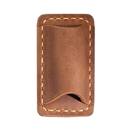 Uqezagpa Leder-Stifthalter mit Clip, 4,1 x 7,1 cm, Stifthalter, einzelner Schlitz für Tagebücher, Notizbücher, Planer, Ordner, Klemmbrett, Ledertaschen Uqezagpa Leder-Stifthalter mit Clip, 4,1 x 7,1 cm, Stifthalter, einzelner Schlitz für Tagebücher, Notizbücher, Planer, Ordner, Klemmbrett, Ledertaschen von Uqezagpa