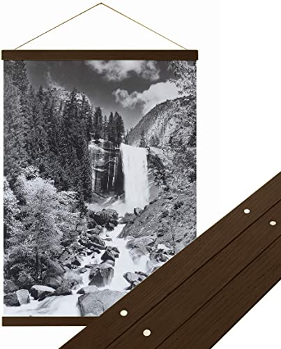 Urhome magnetische Posterleiste aus Holz für Bilder in Braun, 31 cm Posterschiene Bilderrahmen für Wandbilder Poster Fotos Bilderleiste Urhome magnetische Posterleiste aus Holz für Bilder in Braun, 31 cm Posterschiene Bilderrahmen für Wandbilder Poster Fotos Bilderleiste von Urhome
