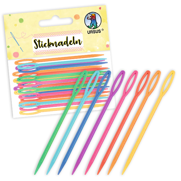 Bunte Sticknadeln im 32er Pack von Ursus