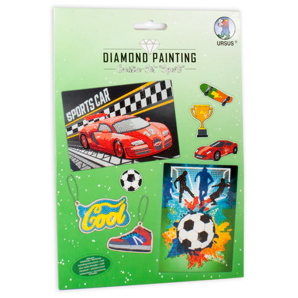 Diamond Painting Kreativset, Sport, 13-teilig von Ursus