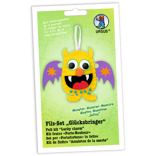 Filz-Glücksbringer Bastelset "Monster Sulley" von Ursus