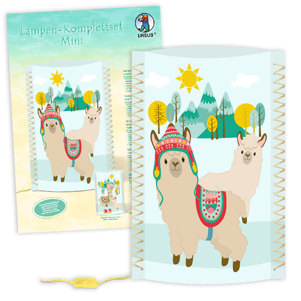 Lampen-Bastelset "Lama", 7-teilig Lampen-Bastelset "Lama", 7-teilig von Ursus
