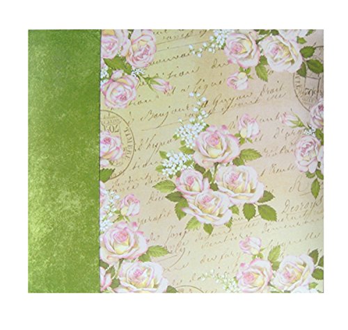 Ursus 71000004 - Scrapbook Album, Roses, ca. 30,5 x 30,5 cm, 20 Scrapbookseiten, geschraubt und erweiterbar, PVC und säurefrei, ideal geeignet für archivarische Zwecke von Ursus