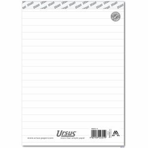 Ursus Notizblock A5 liniert 60g/qm 48 Blatt von Ursus