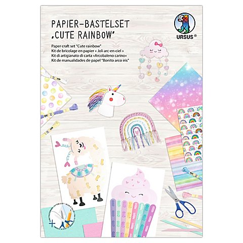 Ursus Papier-Bastel-Set "Regenbogen" von Ursus