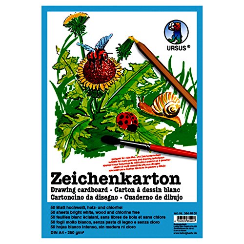 Zeichenkarton 250 g/qm DIN A2 - 10 Bogen von Ursus