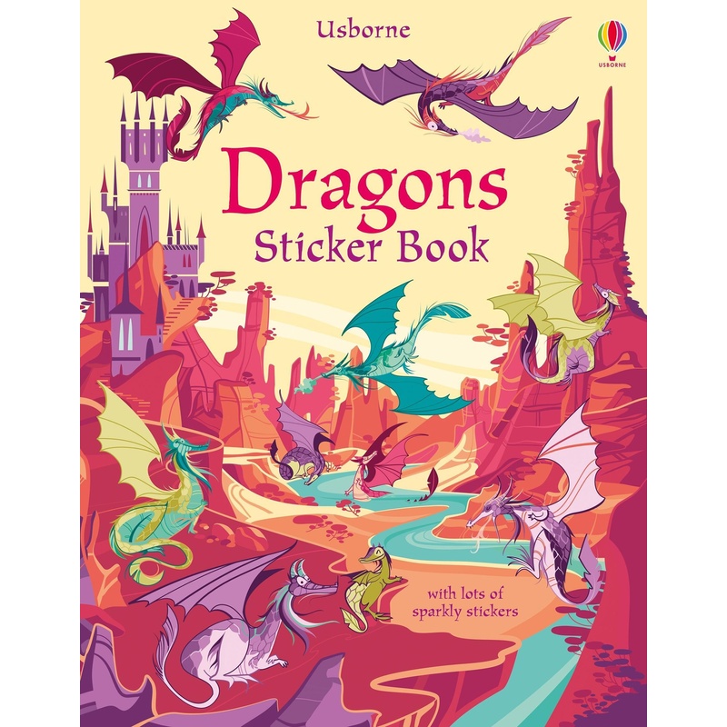 Dragons Sticker Book - Fiona Watt, Kartoniert (TB) von Usborne Publishing