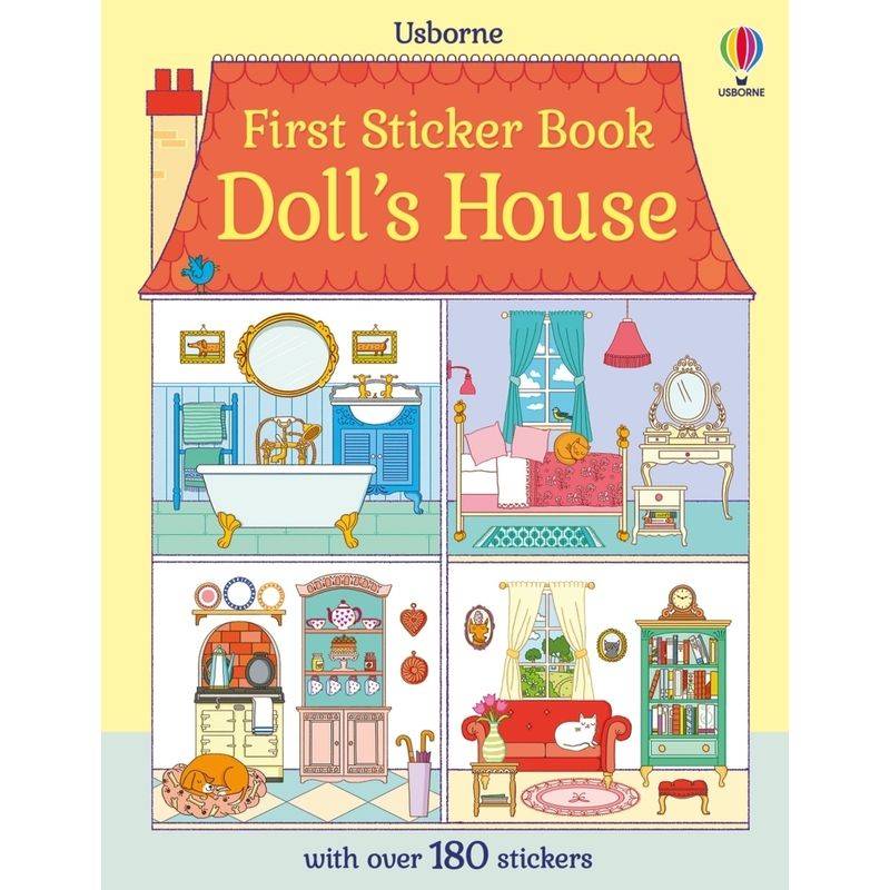 First Sticker Book Doll's House - Abigail Wheatley, Kartoniert (TB) von Usborne Publishing