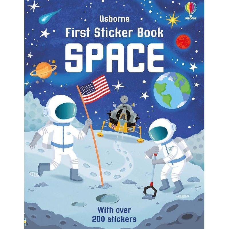 First Sticker Book Space - Sam Smith, Kartoniert (TB) von Usborne Publishing