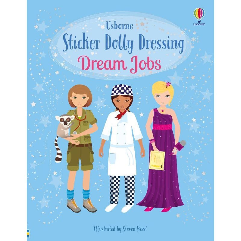 Sticker Dolly Dressing Dream Jobs - Emily Bone, Kartoniert (TB) von Usborne Publishing