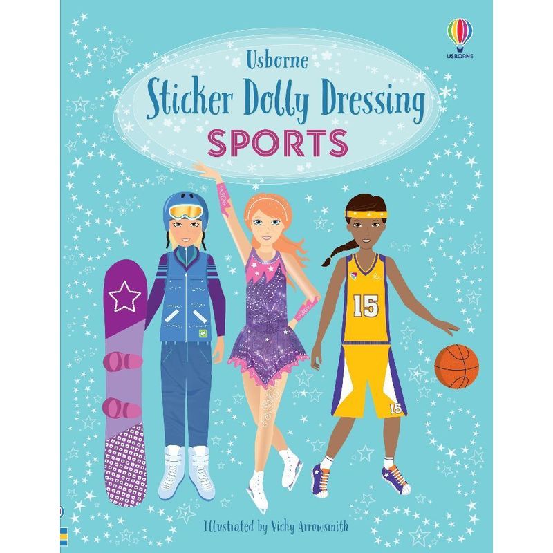 Sticker Dolly Dressing Sports - Fiona Watt, Kartoniert (TB) von Usborne Publishing