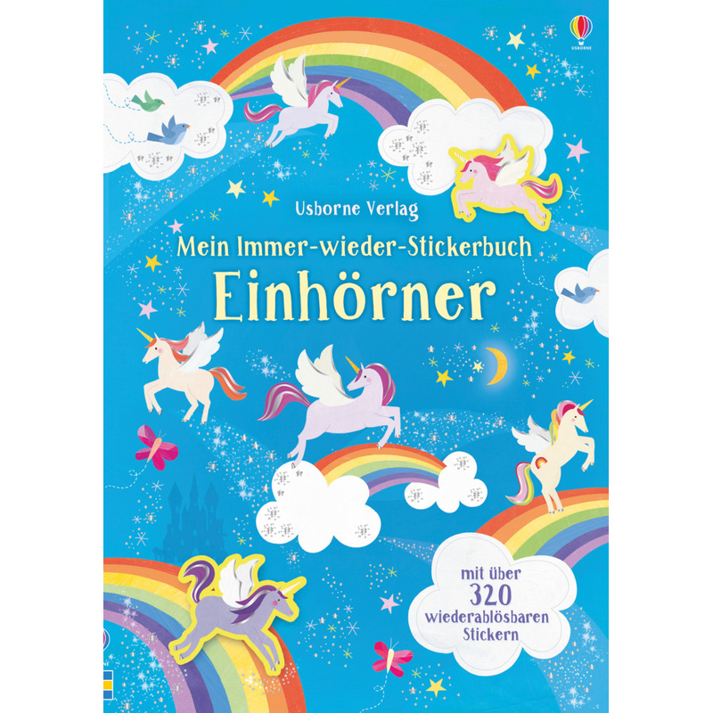Mein Immer-Wieder-Stickerbuch: Einhörner - Hannah Watson, Kartoniert (TB) von Usborne Verlag