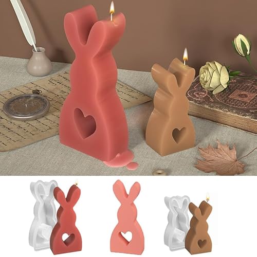 Silikonformen GießFormen Silikon Ostern FrüHling, Giessformen Silikon Ostern, Ostereier GießForm Ostern Diy GießForm Silikon Silikonform Hase (F) von Usper