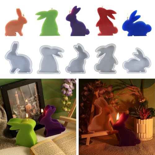 Silikonformen GießFormen Silikon Ostern FrüHling, Giessformen Silikon Ostern, Ostereier GießForm Ostern Diy GießForm Silikon Silikonform Hase (T) von Usper