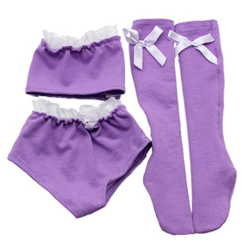 Uteruik BJD Puppenröhre Höschen, Strumpf-Kleidung für 1/3 60 cm SD-Puppe, legere Outfits, Kostüm-Zubehör, 1 Set (#A) von Uteruik