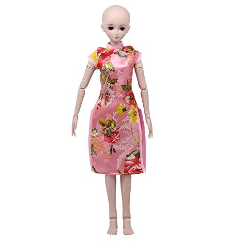 Uteruik Cheongsam Puppe BJD Kleidung für 1/3 60 cm SD Puppe Casual Outfits Kostüm Zubehör (#A) von Uteruik