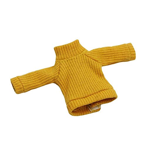 Uteruik Puppen-Rollkragenpullover Pullover Kleidung für OB11 1/12 BJD Puppen Casual Outfits Kostüm Zubehör Spielzeug, 1pcs (#A) von Uteruik