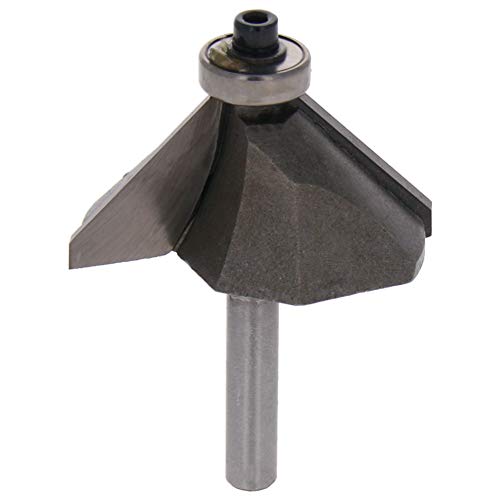 Utoolmart 2,5 cm Schnittdurchmesser, Fasenfräser, 45 Grad Schnittwinkel, Hartmetall, Holzbearbeitungswerkzeuge, schräges Messer, 1,27 cm Schaftdurchmesser zum Schneiden von Verbundmaterialien, von Utoolmart