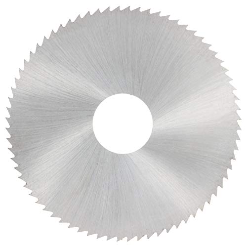 Utoolmart Kreissägeblatt, 63 mm x 16 mm x 3 mm, Hochgeschwindigkeitsstahl, Schlitzsäge, 72 Zähne, zum Schneiden von Schlitzen, Stahl, Kupfer, Metall, Kunststoff, Holz von Utoolmart