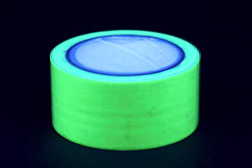 Neontape grün 50mm x 10m (0,99€/m) 1 Rolle Neonklebeband Tape Klebeband uv aktiv Schwarzlicht Gaffa von Uv-Elements