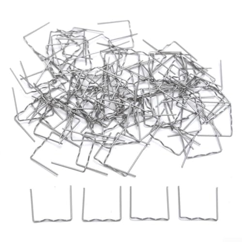 Zuverlässige Heftklammern für Auto-Stoßstangen, Kunststoffschweißen, 0, 8 mm, flach, 500 Stück von Uwithdanceme