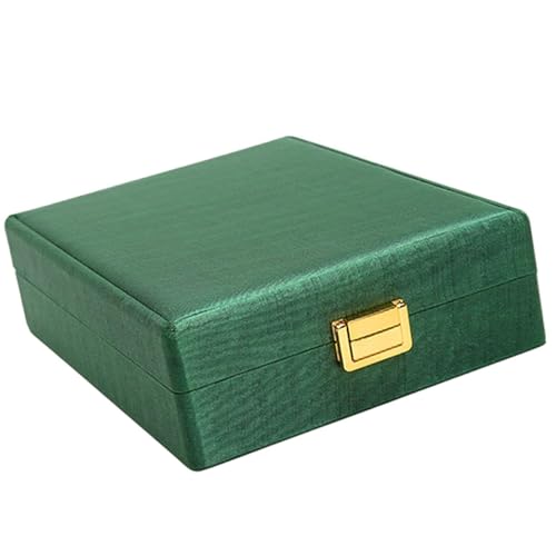 UxicRuya Halskette Anhänger Geschenkbox Schmucketui Schmuck Organizer Schmuckschatulle zum Jubiläum, GrÜn von UxicRuya