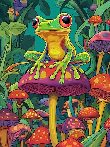 VAIIEYO 5D DIY 5D Diamond Painting Frosch, Diamant Painting Bilder Malerei Kits Tier, Malen Nach Zahlen Diamant Home Wand Decor Gemälde Kreuzstich Diamond Dekoration 30x40 cm-44 VAIIEYO 5D DIY 5D Diamond Painting Frosch, Diamant Painting Bilder Malerei Kits Tier, Malen Nach Zahlen Diamant Home Wand Decor Gemälde Kreuzstich Diamond Dekoration 30x40 cm-44 von VAIIEYO