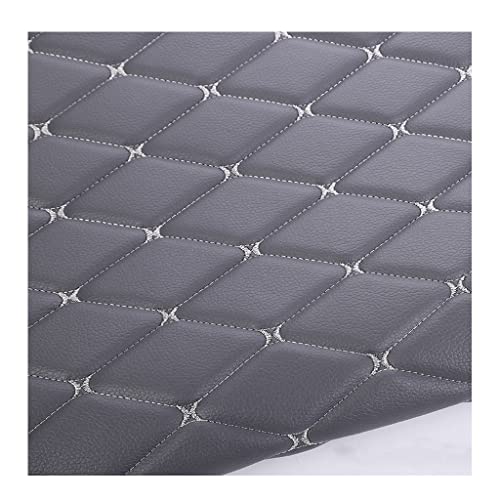 Kunstleder PVC Leder Polster Stoff Lederkonzept Kunstleder Polsterstoff Gesteppt Kaschiert Meterware Möbelstoff Dekostoff,Grau Möbel (Size：1.55X1m/5.08X3.28ft) (Color : Dark Gray, Size : 1.55X1m) von VAKUUM