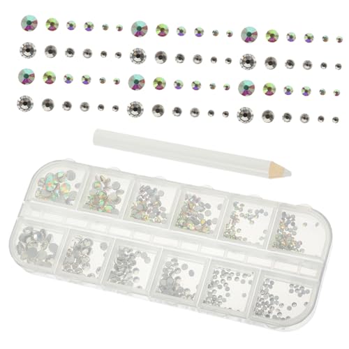 VALICLUD 1 Satz Flatboden -Diamantnagelschmuck nagel edelsteine Maniküre-Strasssteine Charms für Nagelzubehör Nagel-Strass-Anhänger Nagel-Strasssteine und Edelsteine Glas VALICLUD 1 Satz Flatboden -Diamantnagelschmuck nagel edelsteine Maniküre-Strasssteine Charms für Nagelzubehör Nagel-Strass-Anhänger Nagel-Strasssteine und Edelsteine Glas von VALICLUD