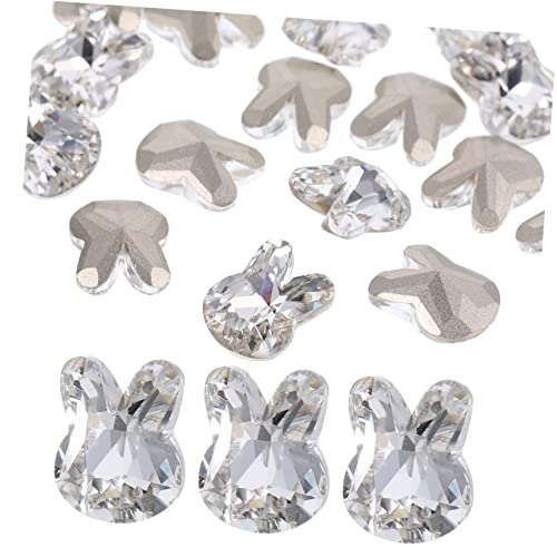 VALICLUD 1 Satz Schmuck Mit Nageldiamanten Reiz Nagel Strass Edelsteine Zehe Cartoon-nagelkunst-anhänger Hase Deko Charms Für Nageldesign Nagelschmuck Kristall 20 Stück VALICLUD 1 Satz Schmuck Mit Nageldiamanten Reiz Nagel Strass Edelsteine Zehe Cartoon-nagelkunst-anhänger Hase Deko Charms Für Nageldesign Nagelschmuck Kristall 20 Stück von VALICLUD