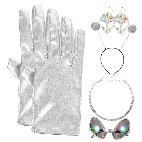 VALICLUD 1 Satz Urlaubs-Sonnenbrille Gastgeschenke für Alien-Kostüme Halloween-Alien Antennenkostüm alien sonnenbrille alien costume Stirnband für Cosplay dekorative Alien-Stirnbänder Stoff von VALICLUD