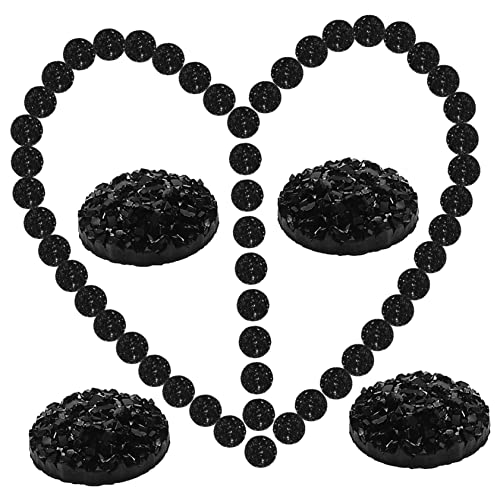 VALICLUD 100 Stück Flat Bottom Diamond Jewelry Accessoires Rosa Nagelschmuck Strass Strasssteine nähen Nailart-strasssteine Strasssteine selber Machen Ab Strass Kunststeine Schwarz Harz VALICLUD 100 Stück Flat Bottom Diamond Jewelry Accessoires Rosa Nagelschmuck Strass Strasssteine nähen Nailart-strasssteine Strasssteine selber Machen Ab Strass Kunststeine Schwarz Harz von VALICLUD